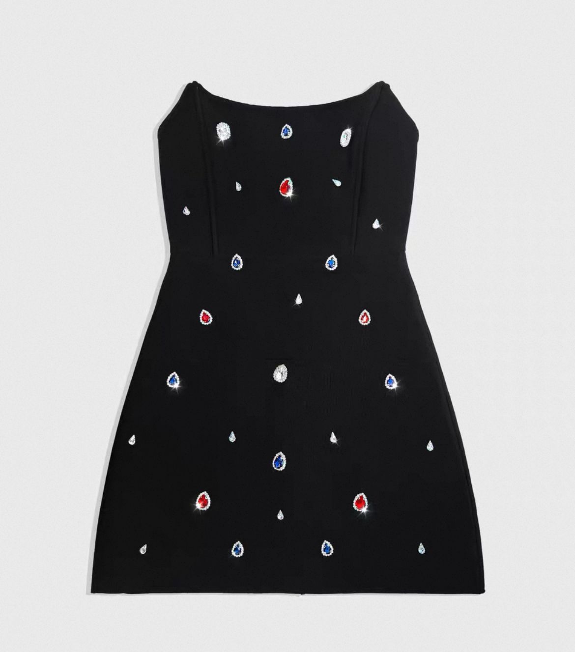 Strapless Diamond Bandage Dress