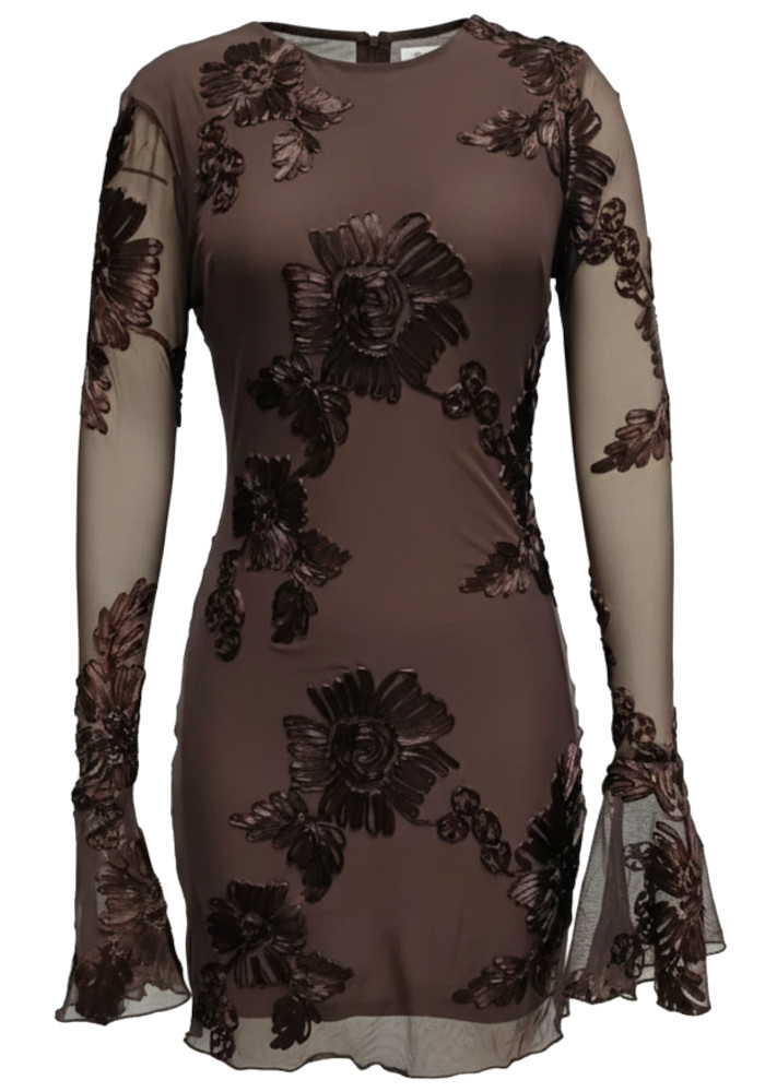 Long Sleeve Floral Dress